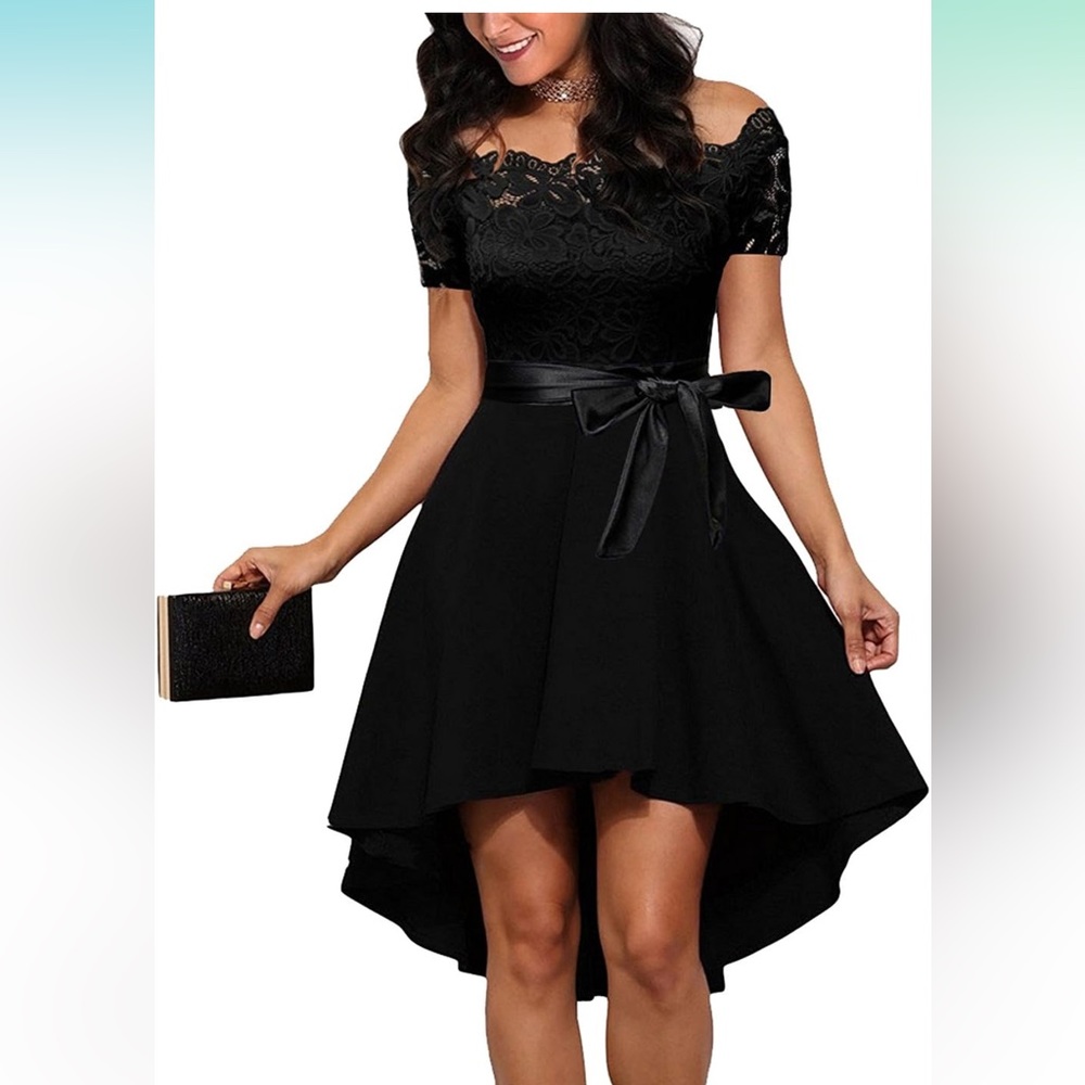 Dreaweet Women’s Off-Shoulder Lace Dress